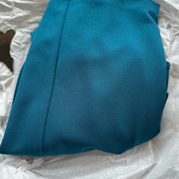 Calvin Klein Sleeveless Dress Size 4 NWT Dark Teal - Picture 6 of 6